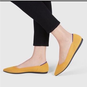Rothy’s The Point flat Goldenrod size 8